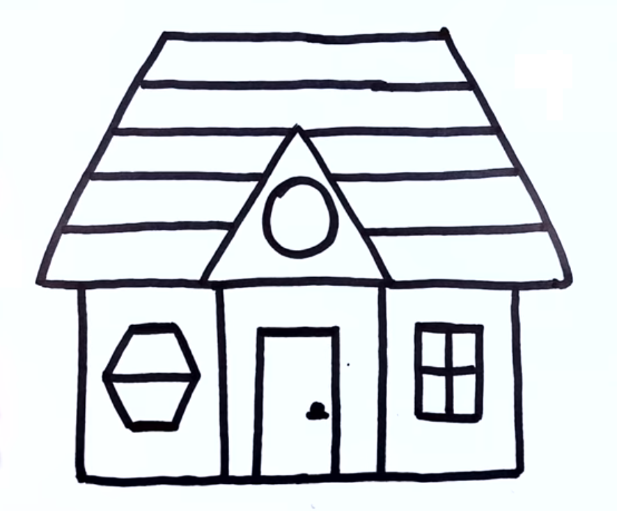A House Glitter Coloring Game A House Glitter