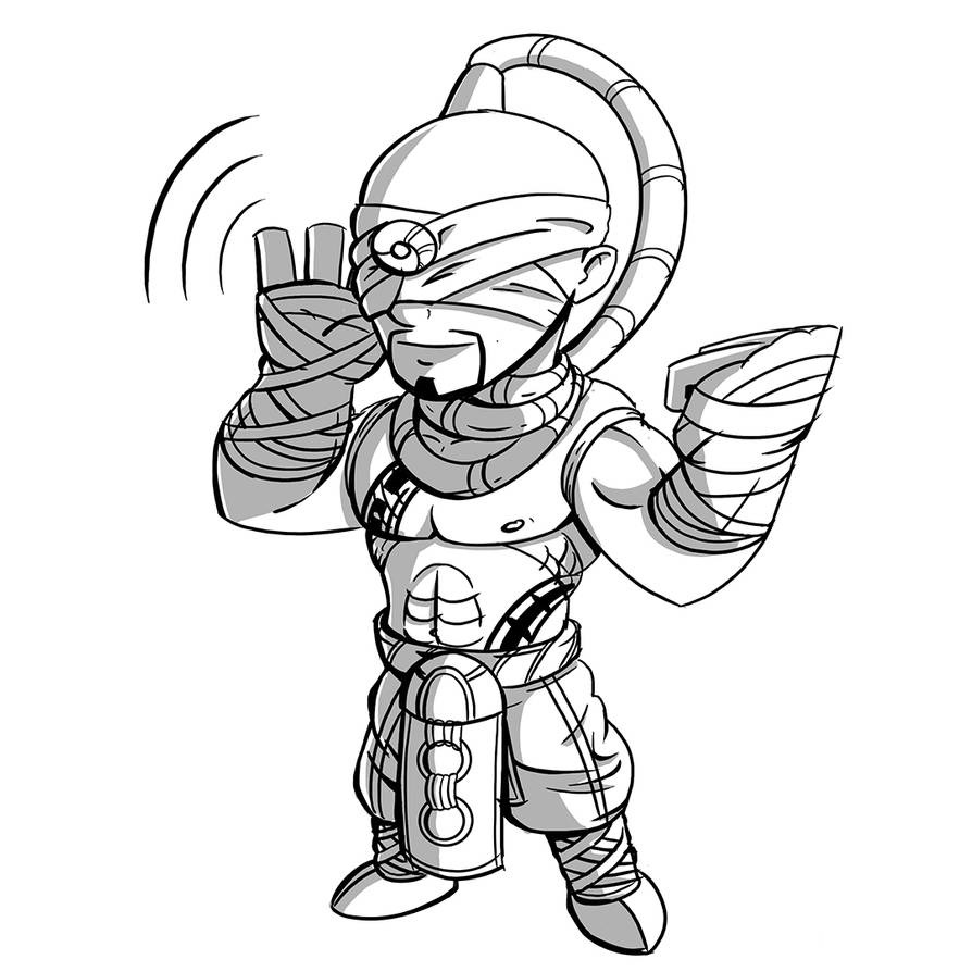 Chibi Lee Sin Coloring Game Chibi Lee Sin