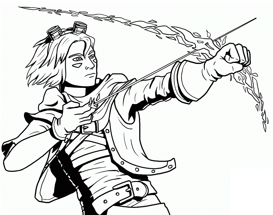 Ezreal Coloring Game Ezreal