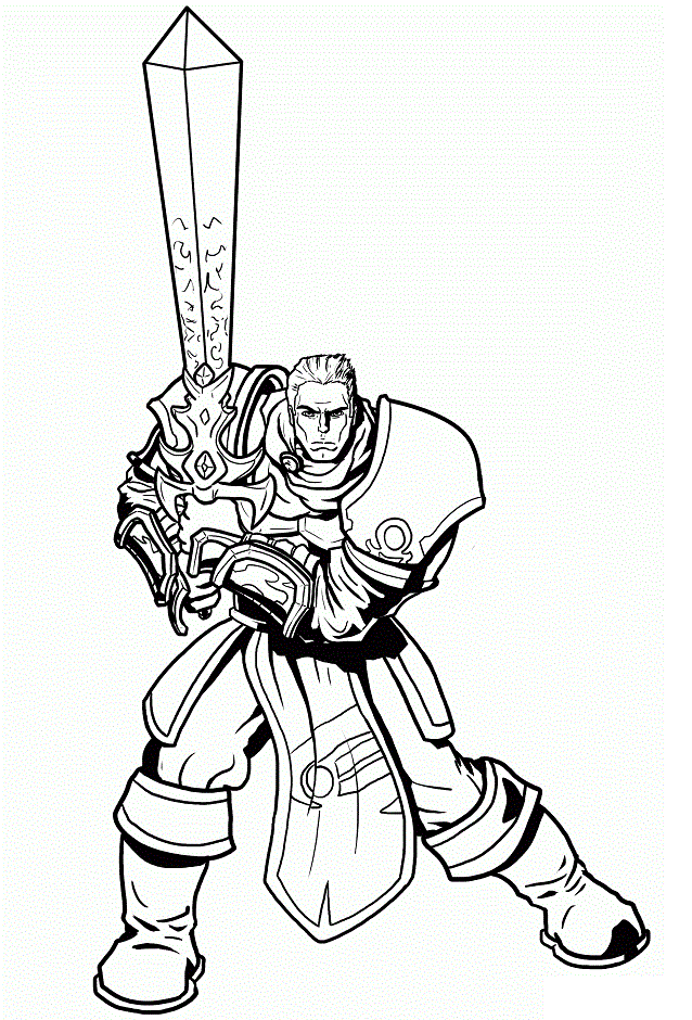 Garen Coloring Game Garen