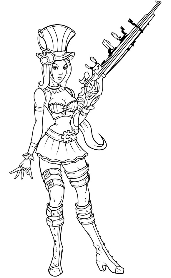 Sheriff Caitlyn Coloring Game Sheriff Caitlyn