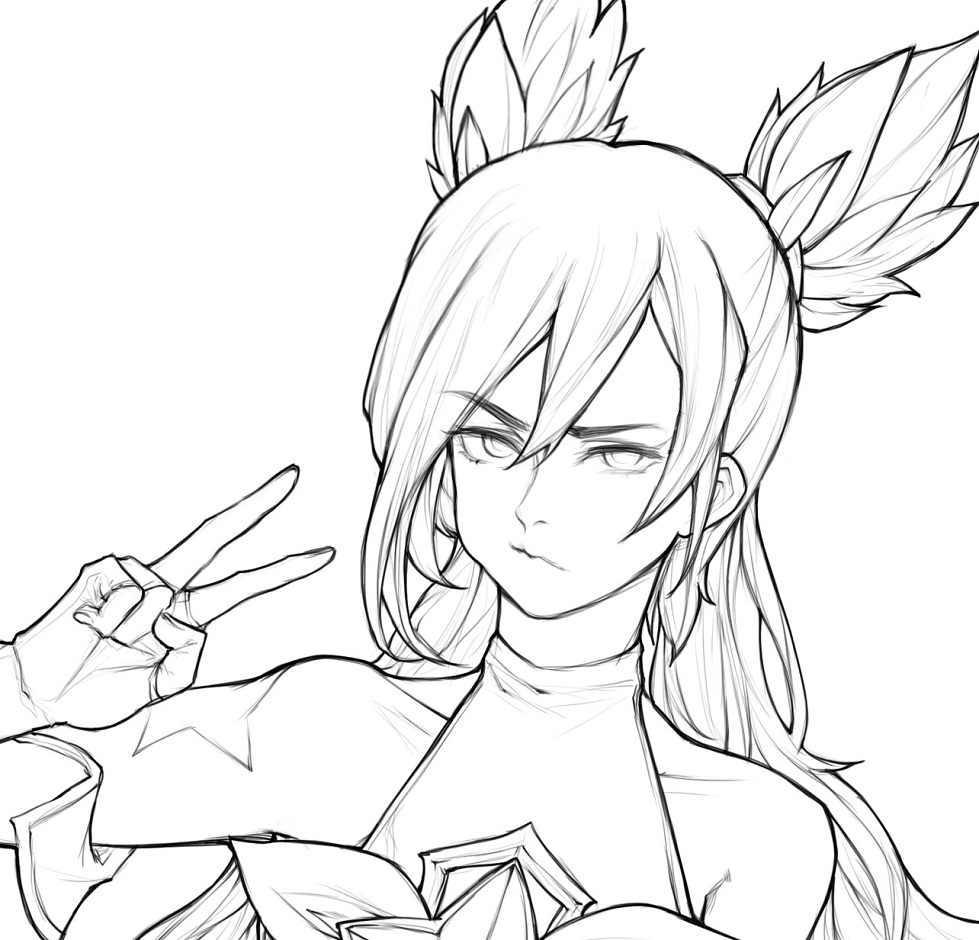 Star Guardian Jinx Coloring Game Star Guardian Jinx