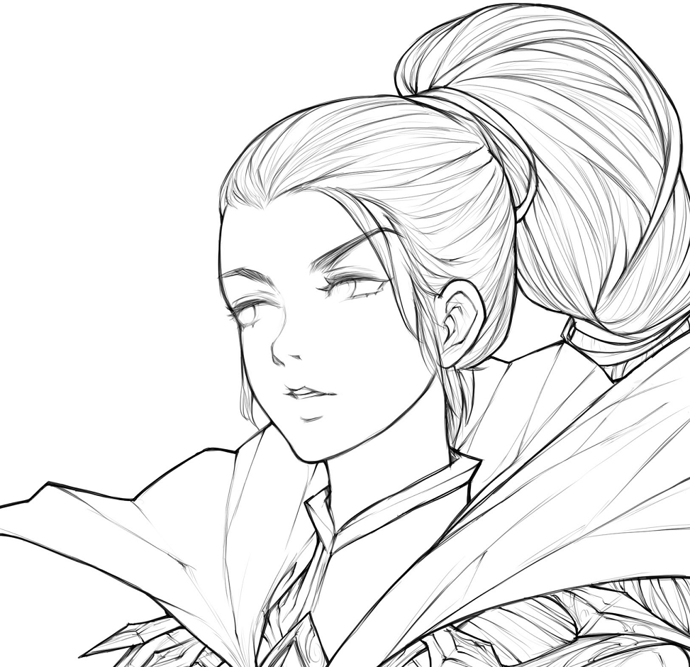 Beautiful Vayne Coloring Game Beautiful Vayne