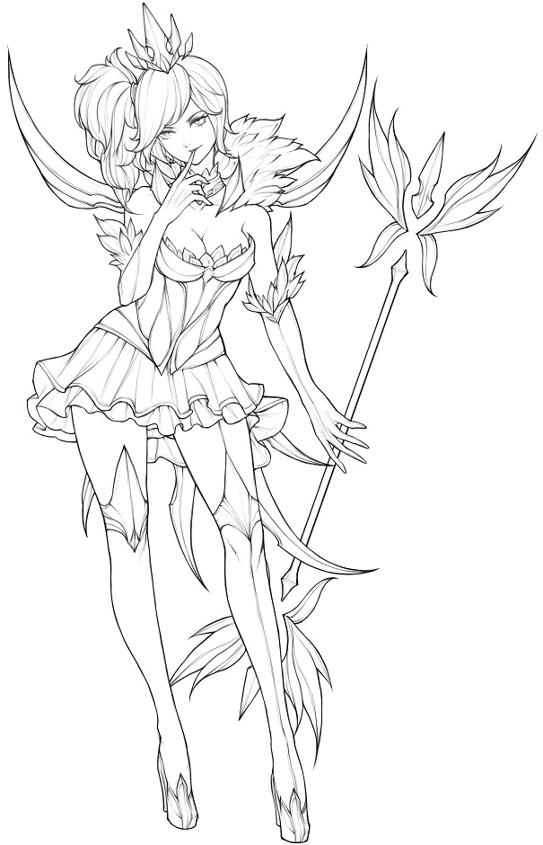 Lux Elementalist: Dark Coloring Game Lux Elementalist: Dark