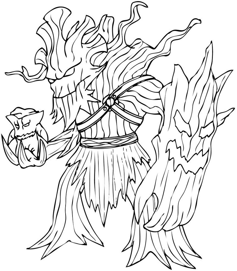 Maokai Coloring Game Maokai