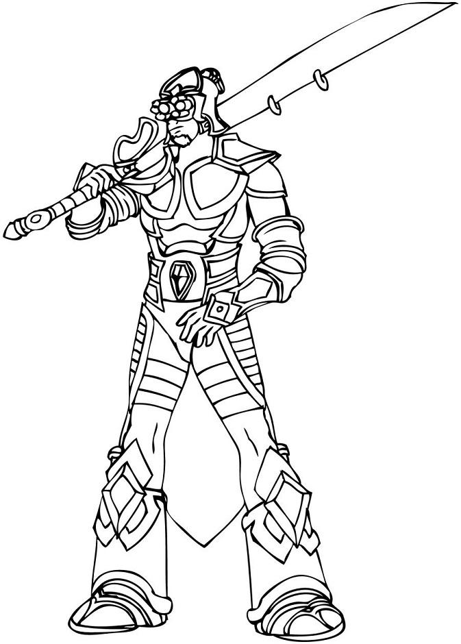Master Yi Coloring Game Master Yi