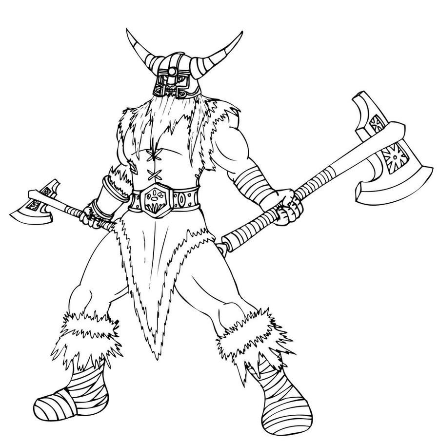 Olaf: The Berserker Coloring Game Olaf: The Berserker