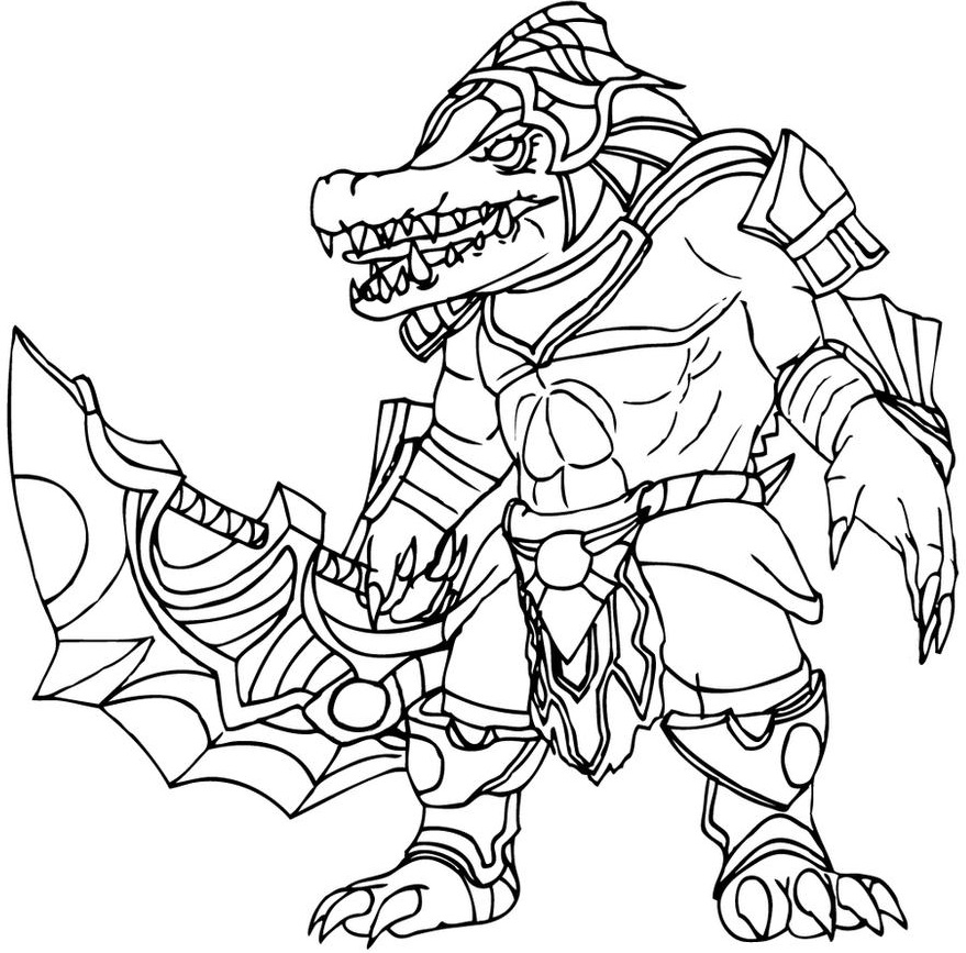 Renekton Coloring Game Renekton