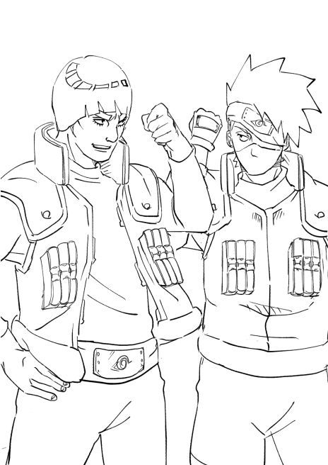 Guy And Kakashi