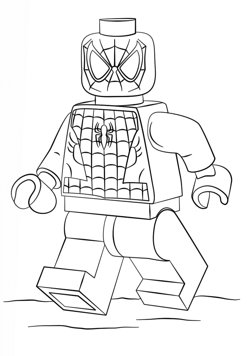 Lego Spider Man Coloring Game Lego Spider Man