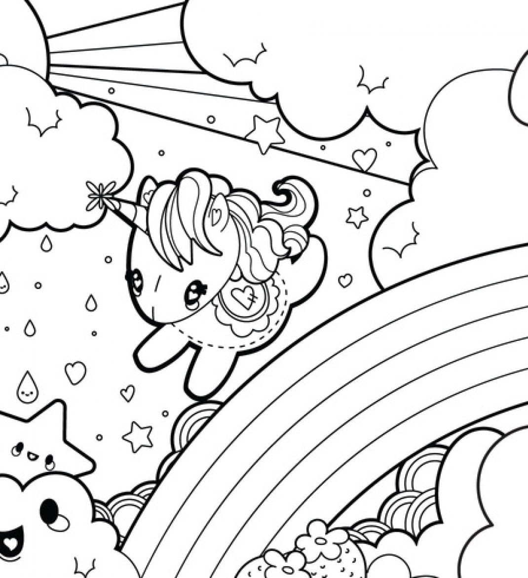 Baby Unicorn In Magical Sky Coloring Game Baby Unicorn In Magical Sky