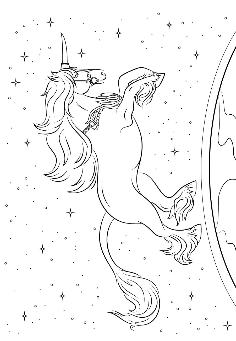 Unicorn Moving Coloring Game Unicorn Moving