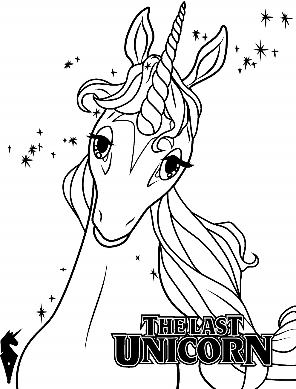 The Last Unicorn Coloring Game The Last Unicorn