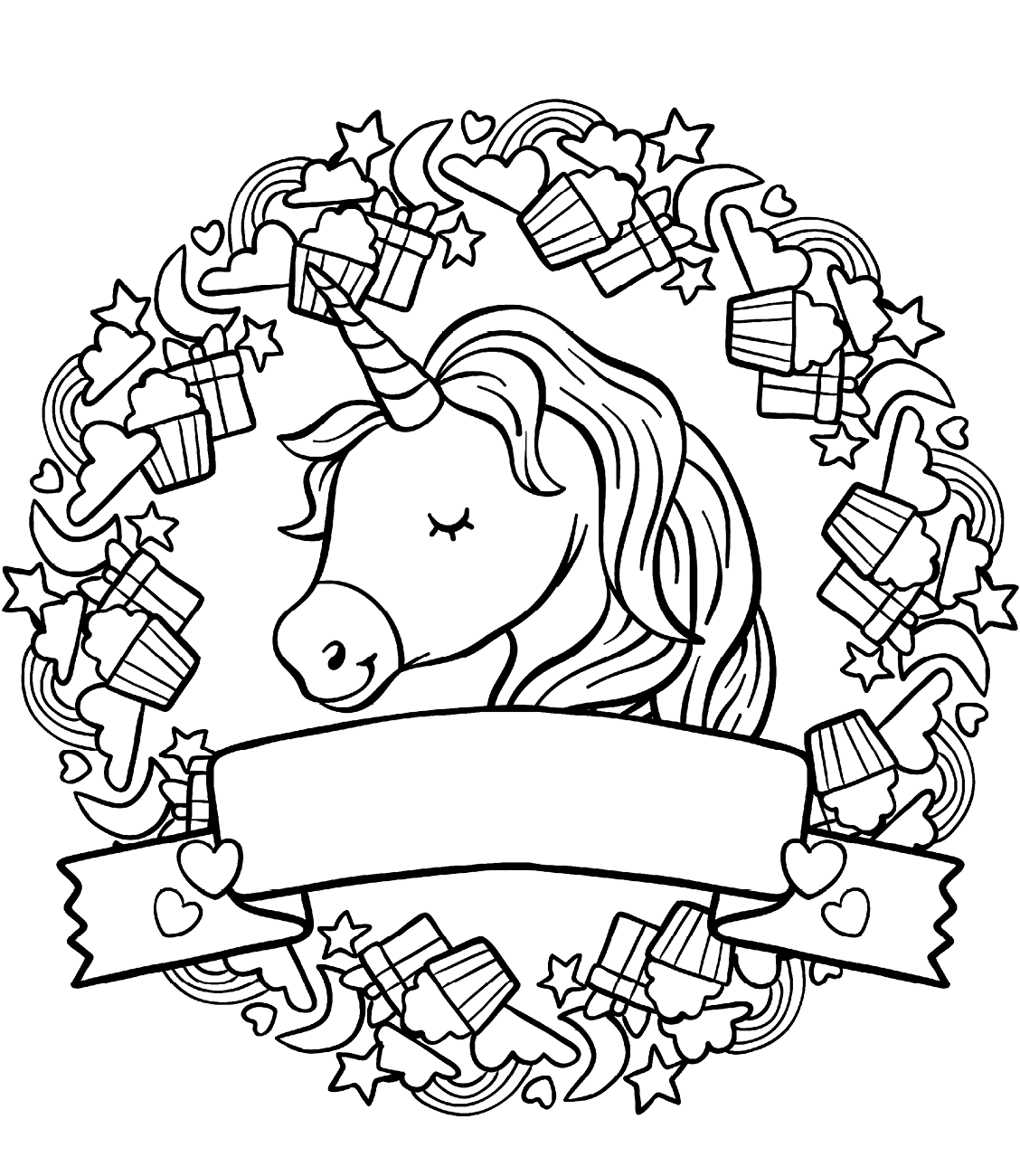 Happy Face Unicorn Coloring Game Happy Face Unicorn