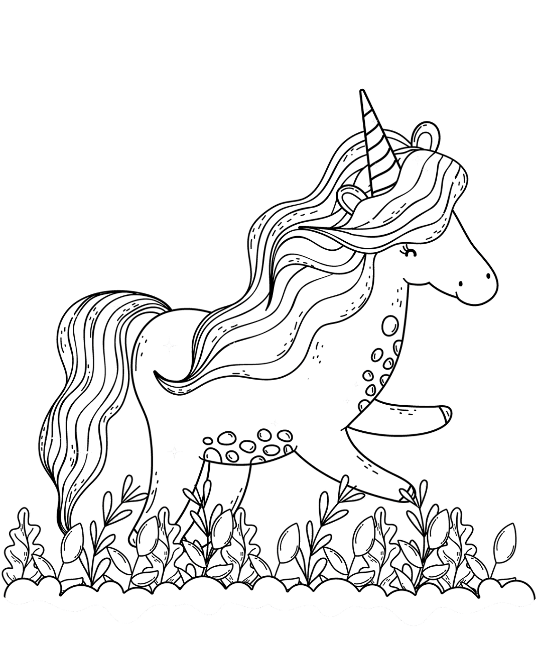 Unicorn Having Fun Coloring Game Unicorn Having Fun