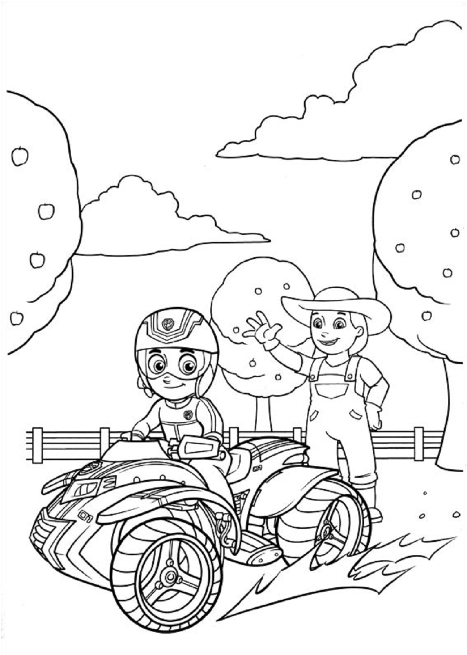 Ryder And Farmer Yumi Coloring Game Ryder And Farmer Yumi
