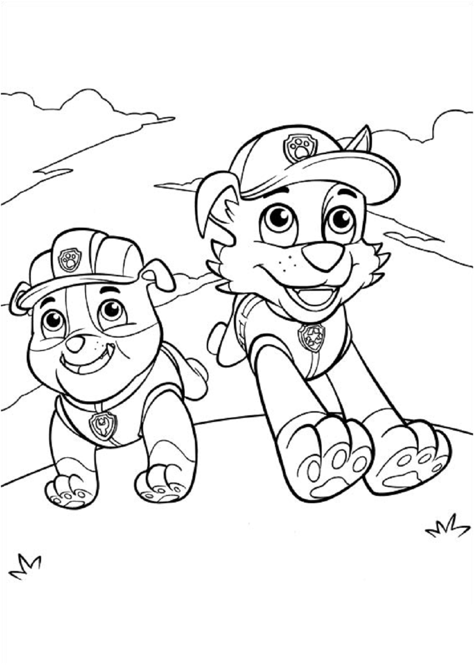 Rocky And Rubble Running Coloring Game Rocky And Rubble Running