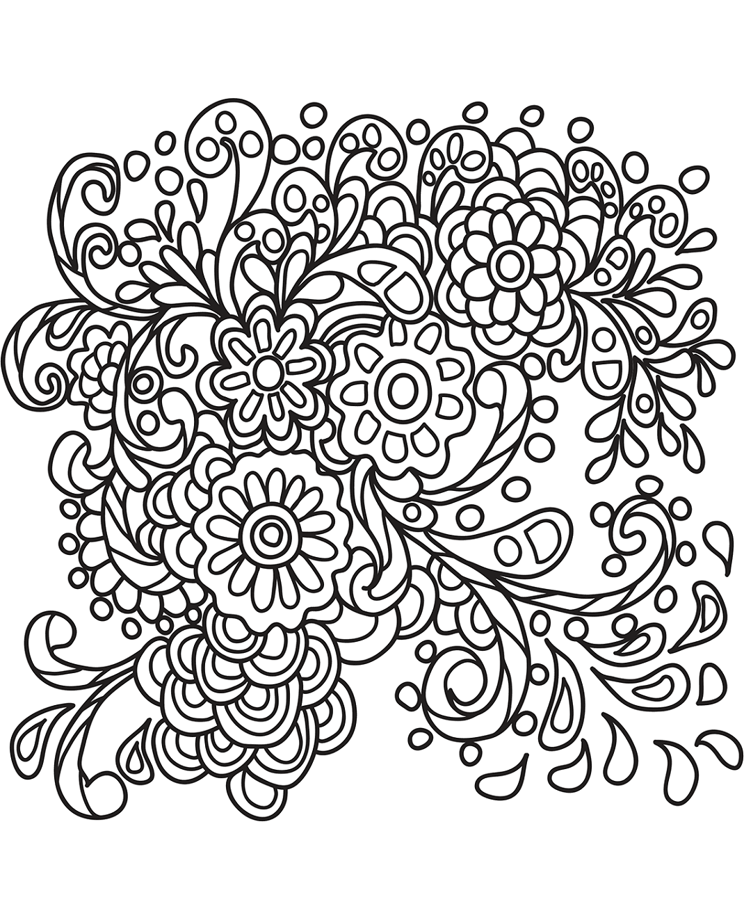 Flowers Doodle Art