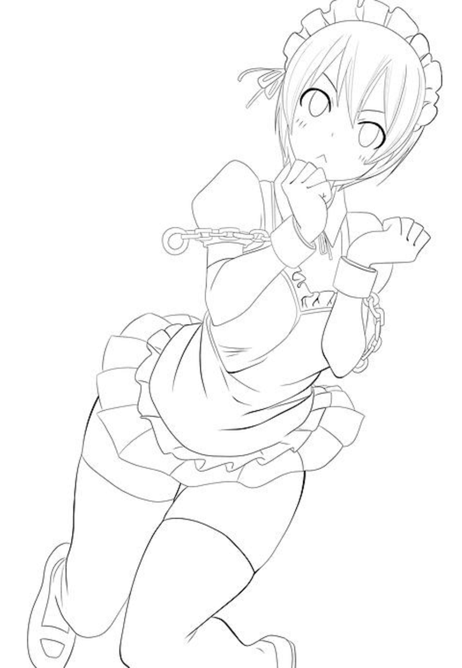 Virgo Lineart By Minouze