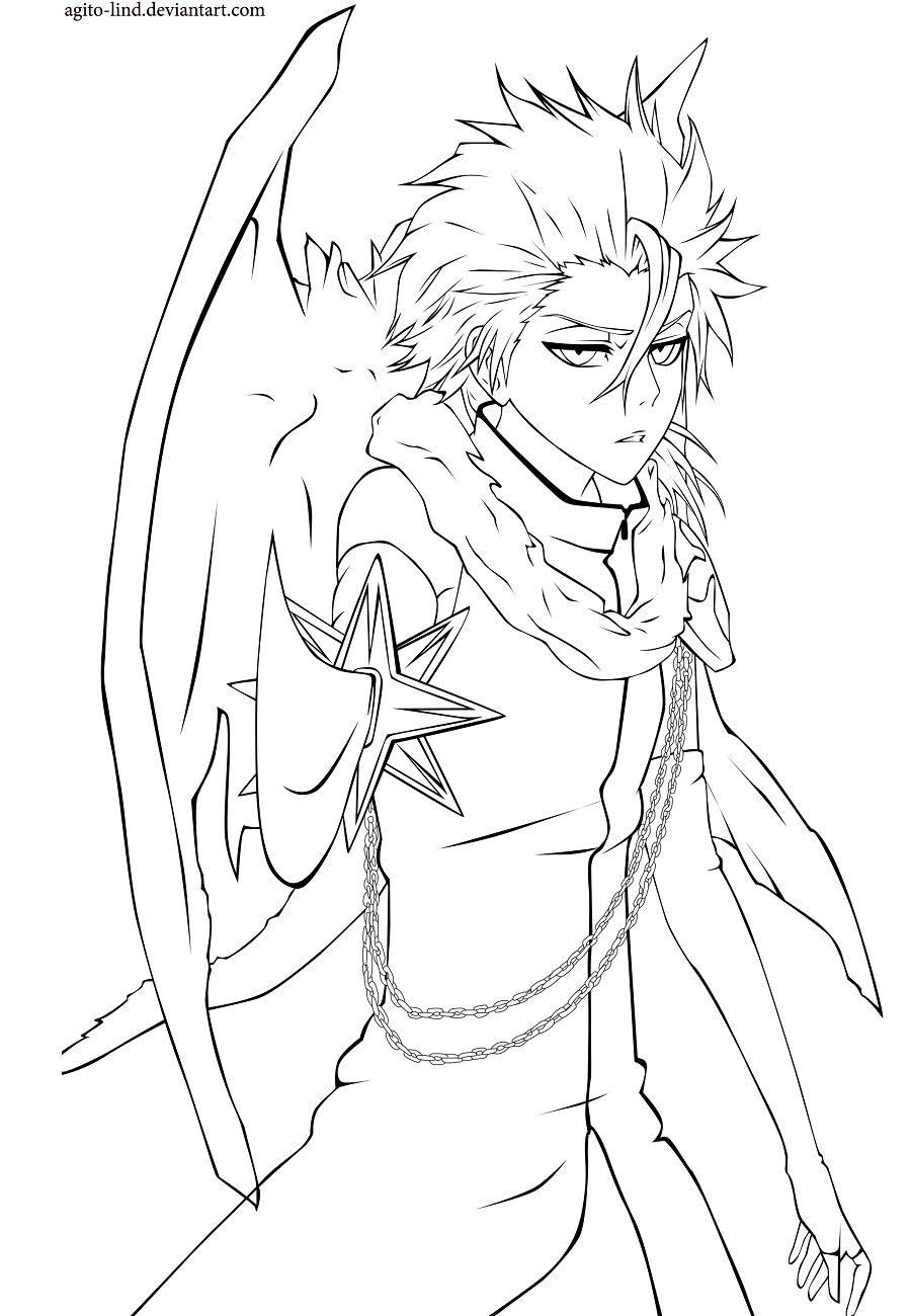 Toushiro Hitsugaya Coloring Game Toushiro Hitsugaya