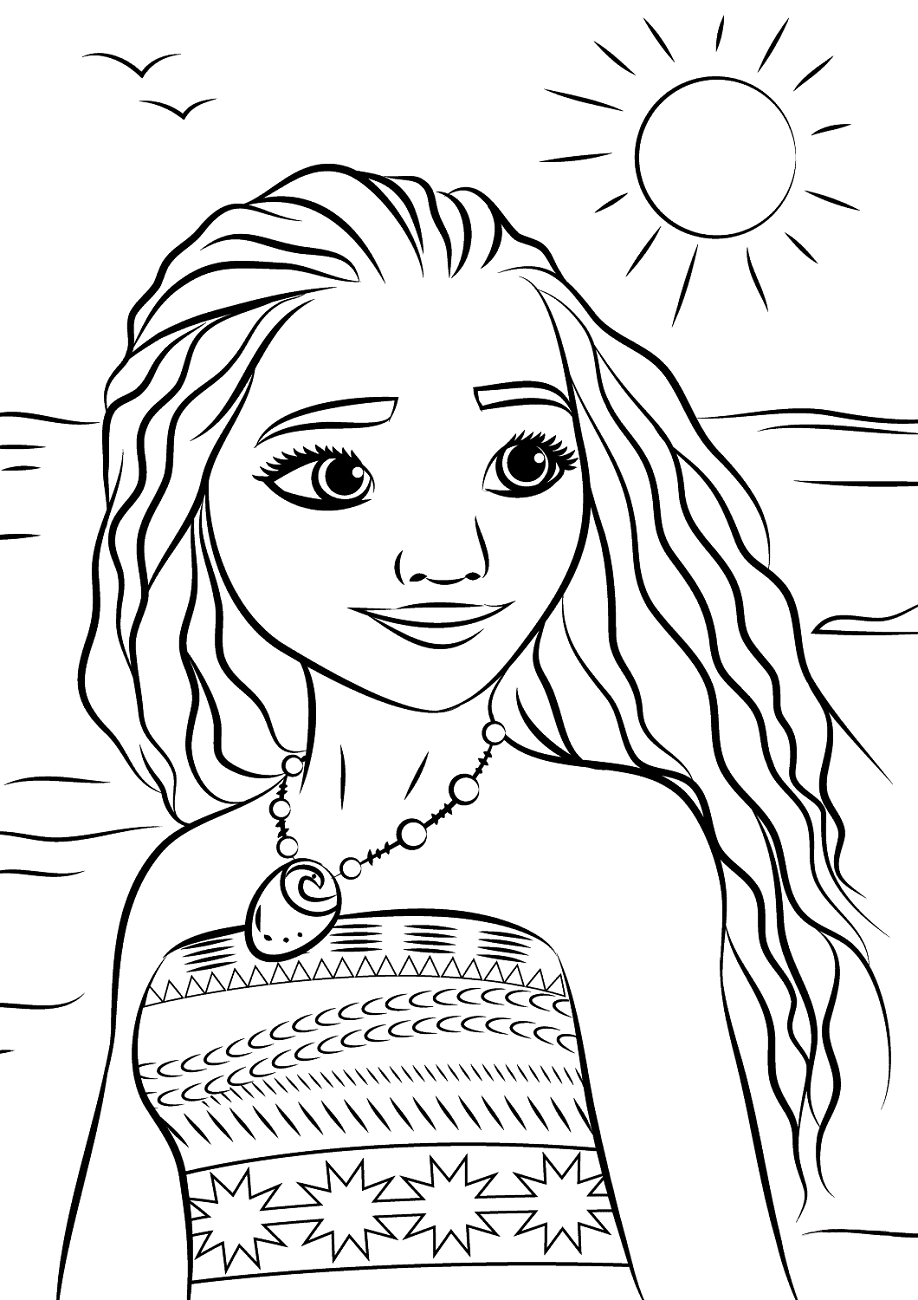 Beautiful Moana Coloring Game Beautiful Moana