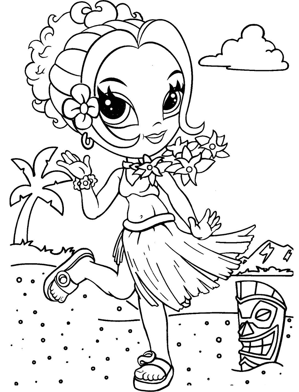 Glamour Girl At The Beach