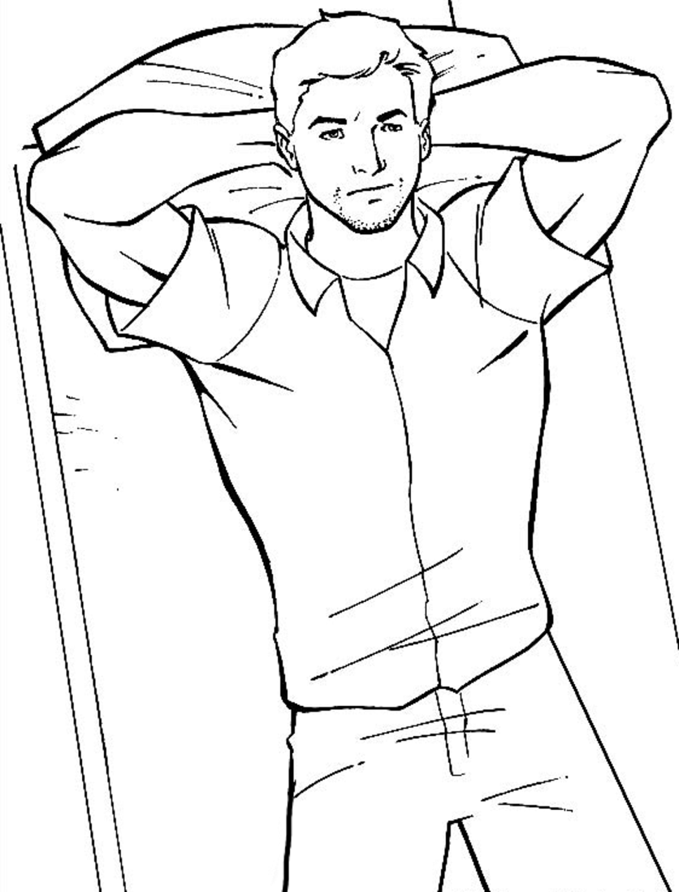 Ant Man Lying On Bed