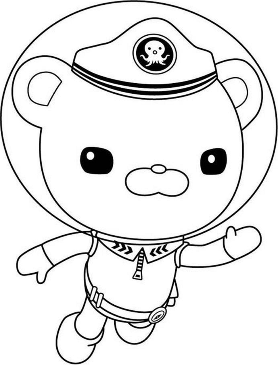 Captain Barnacles Coloring Game Captain Barnacles