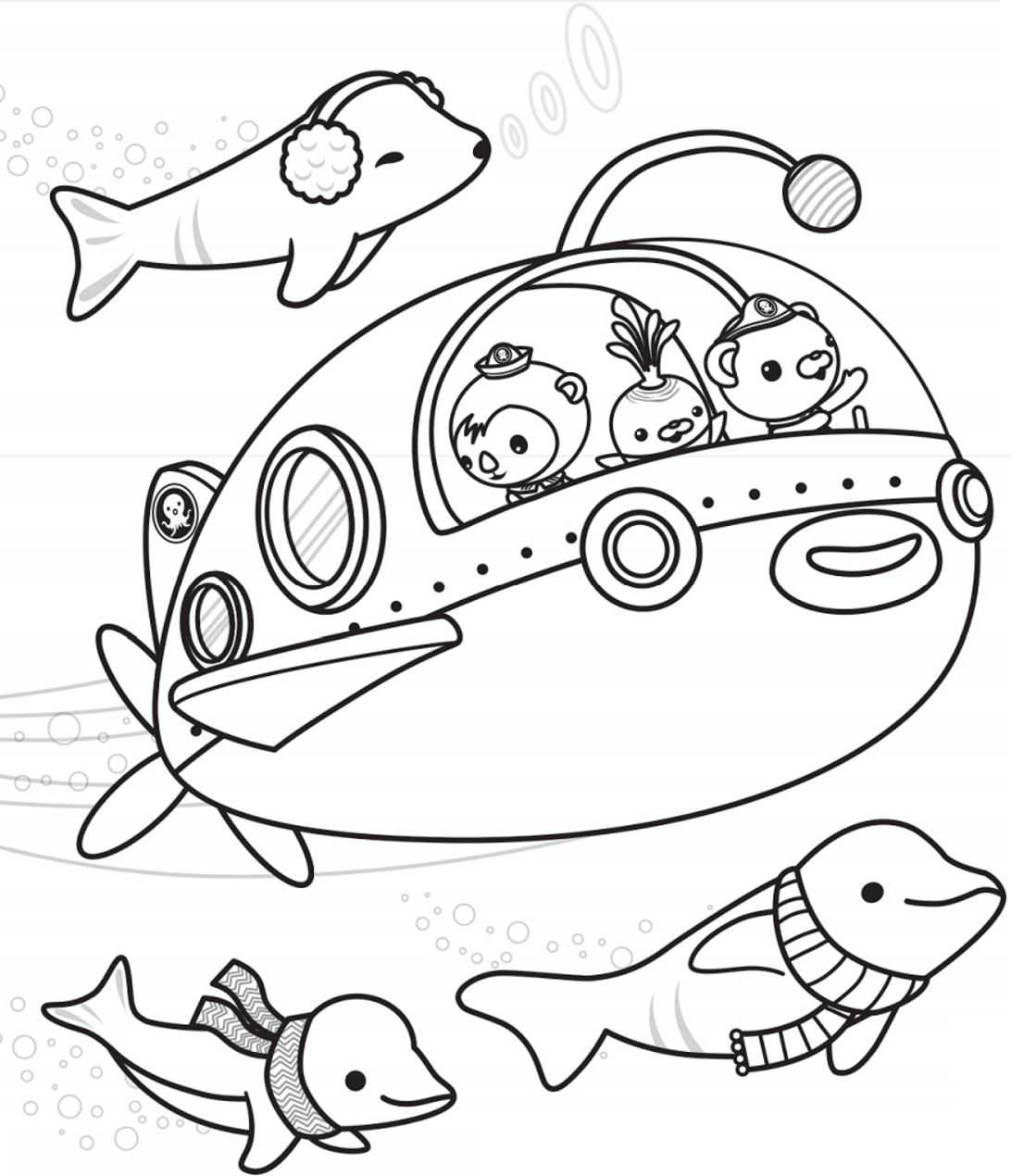 Octonauts Explore Coloring Game Octonauts Explore