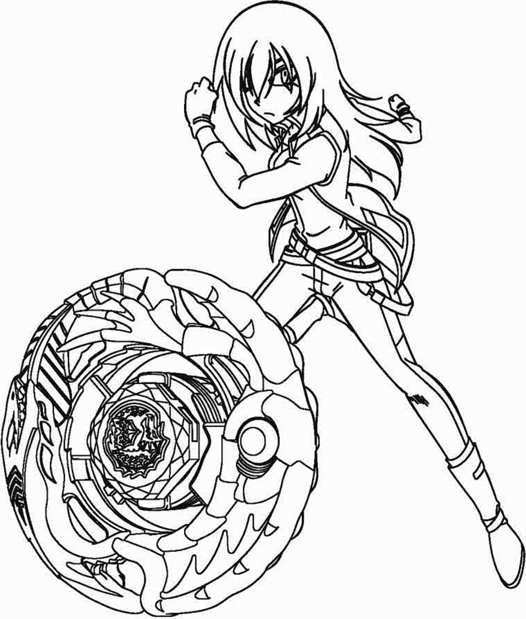 Tsubasa With His Beyblade