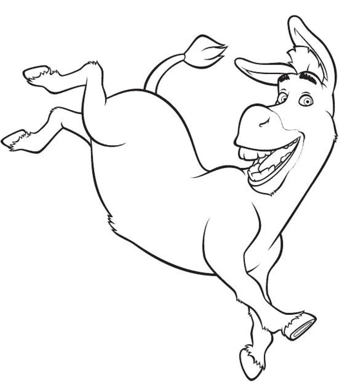 Funny Donkey Coloring Game Funny Donkey