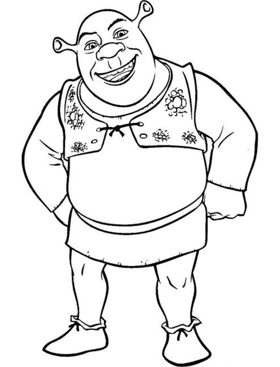 Shrek Is Smiling Coloring Game Shrek Is Smiling