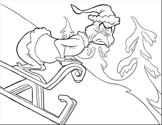 Grinch Is Skiing