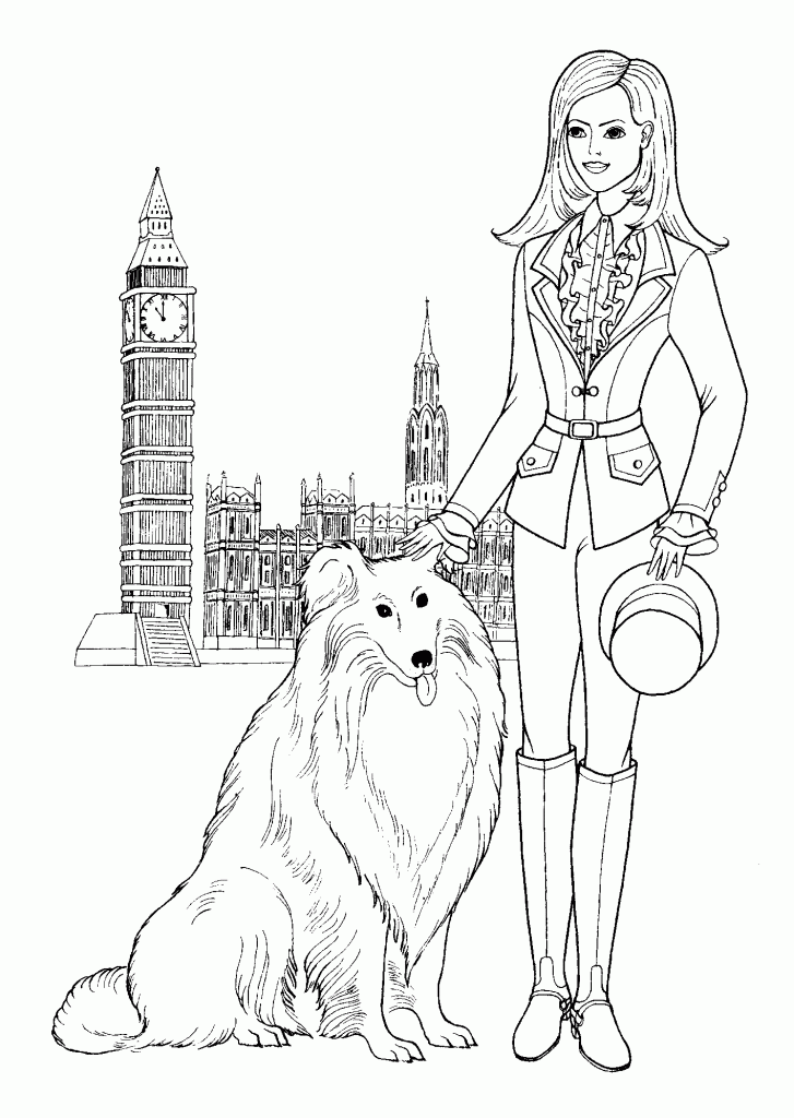 Teenager Girl In London