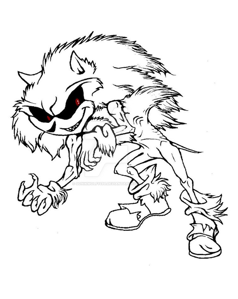 Creepy Sonic The Monster