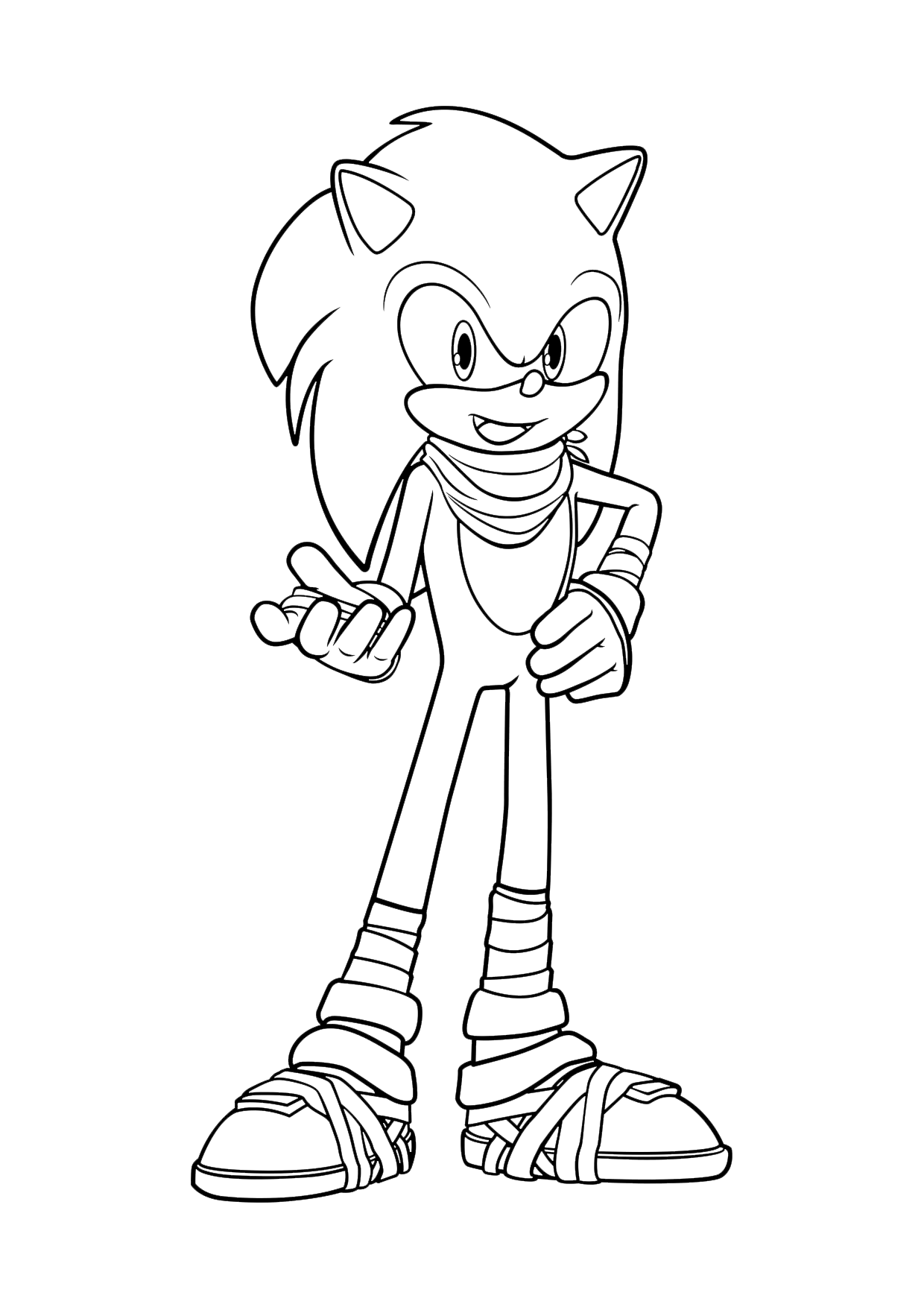 Sonic Ready To Fight Coloring Game Sonic Ready To Fight