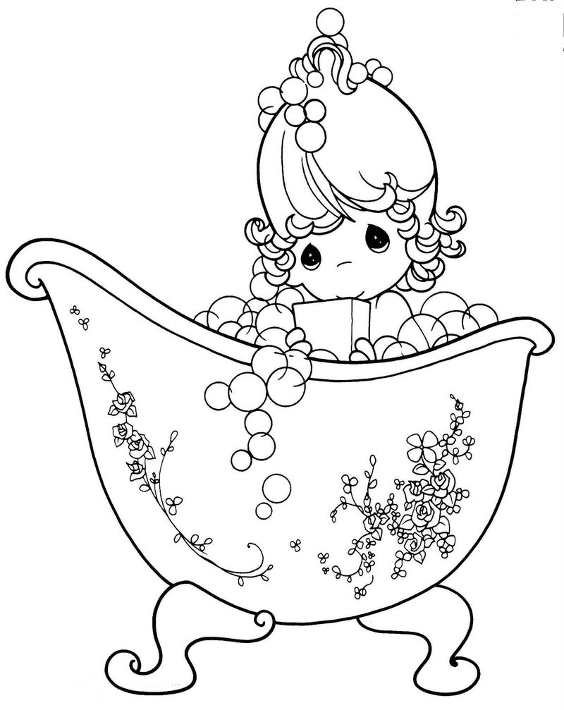 Little Girl Showering