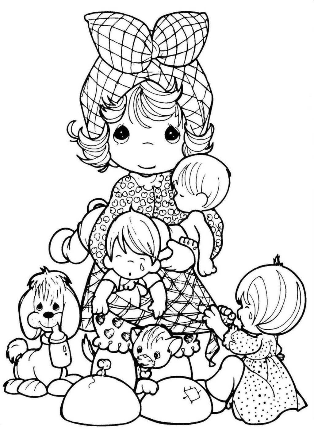 Mom And Children
