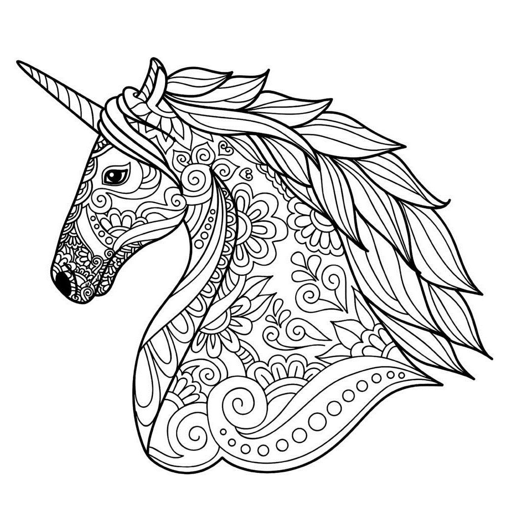 Mandala Unicorn Coloring Game Mandala Unicorn