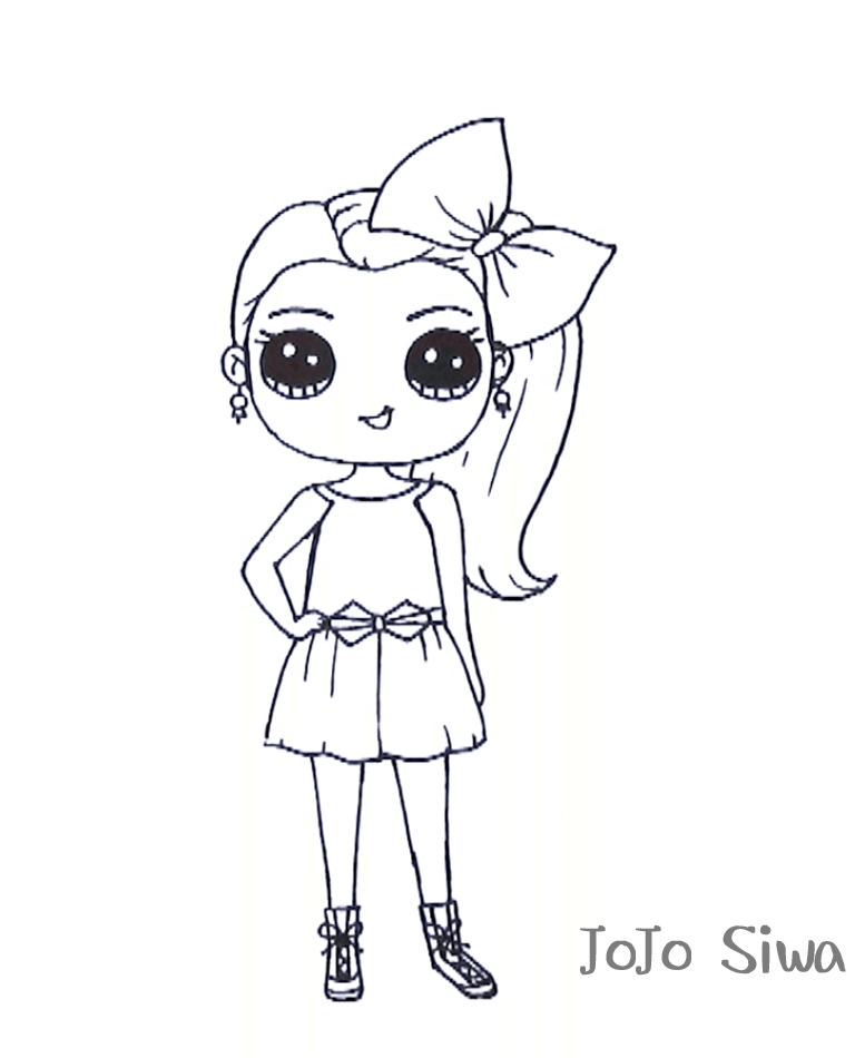 Draw of Jojo Siwa