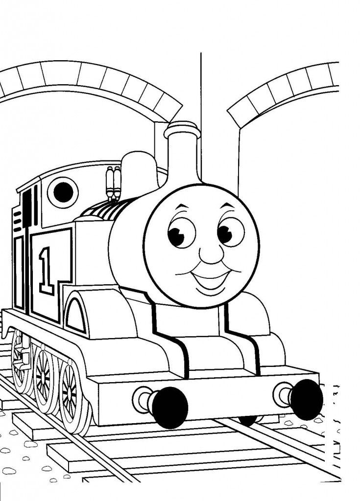Thomas The Train Smiling Coloring Game Thomas The Train Smiling