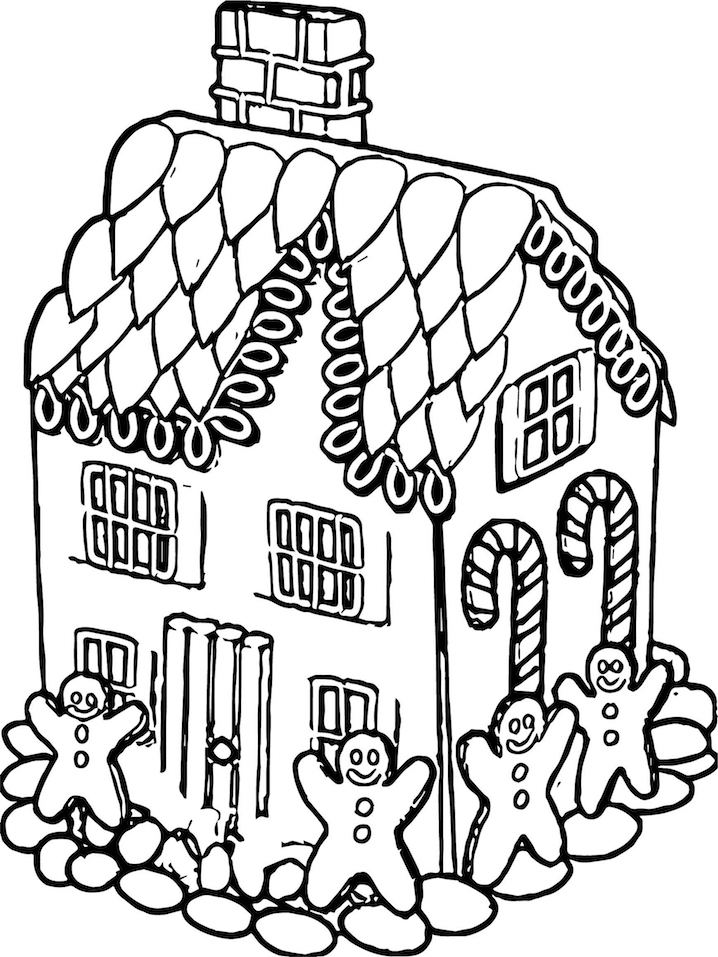 Nice Gingerbread House Coloring Game Nice Gingerbread House