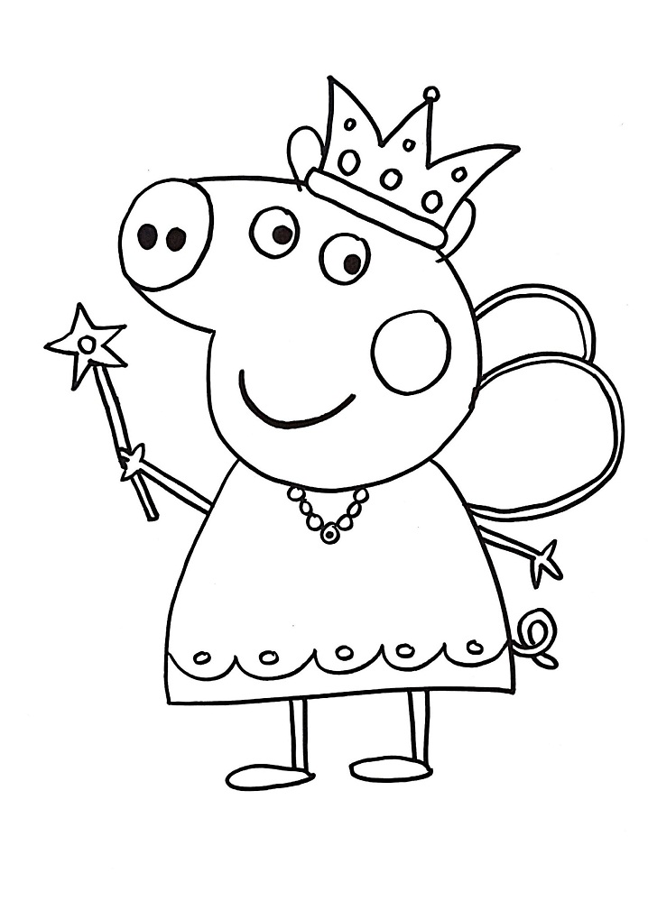 Princess Peppa Pig Coloring Game Princess Peppa Pig