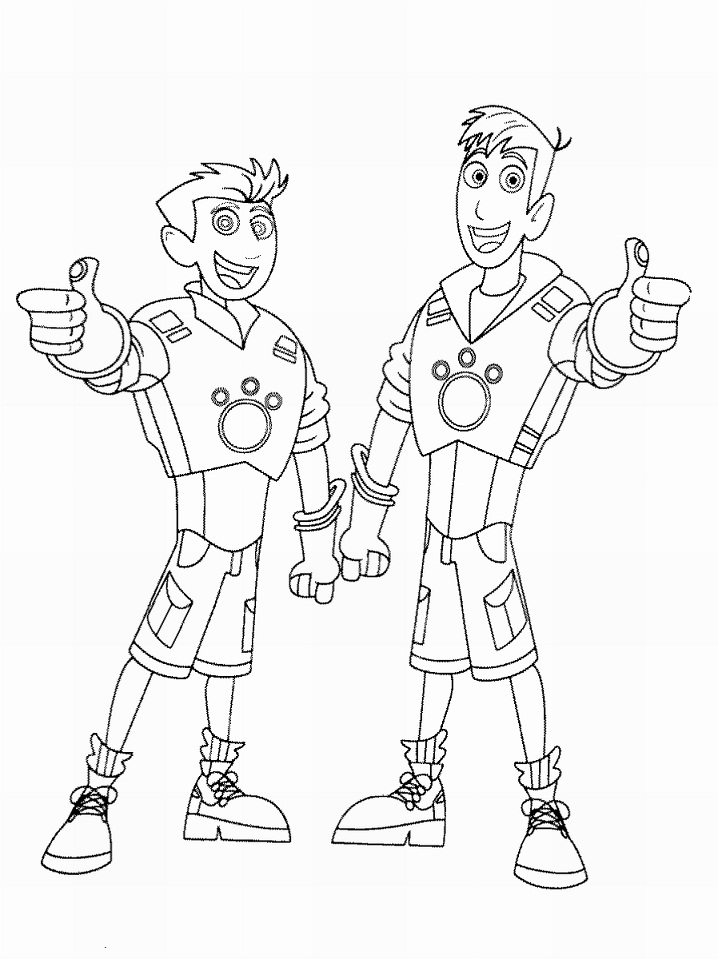 Chris and Martin Kratt from Wild Kratts