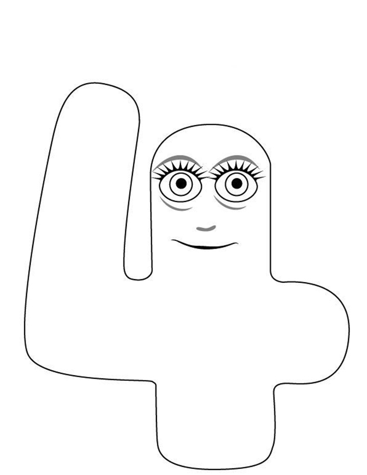 Numberjacks 4 Coloring Game Numberjacks 4