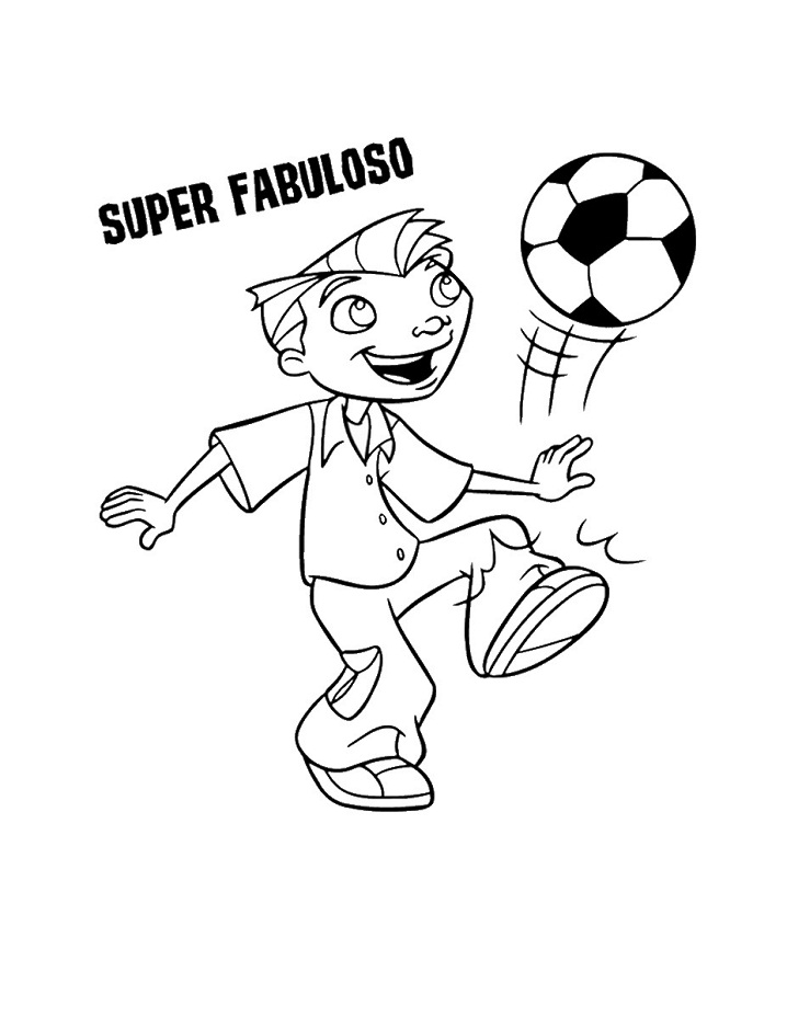 Miguel Kicks the Ball