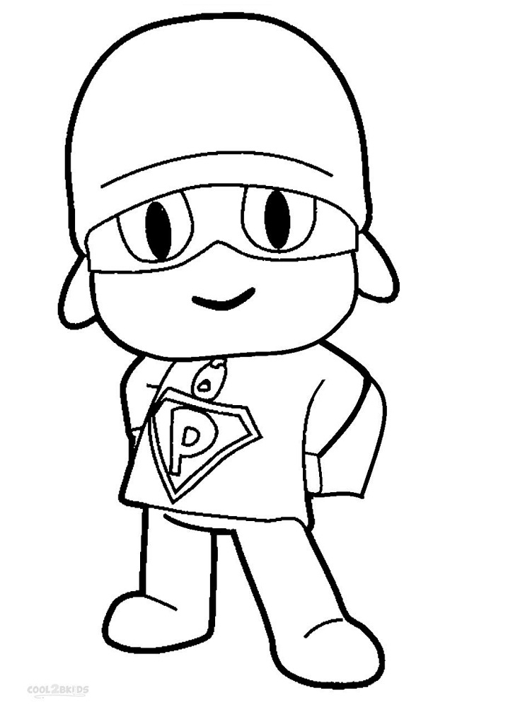 Super Pocoyo Coloring Game Super Pocoyo