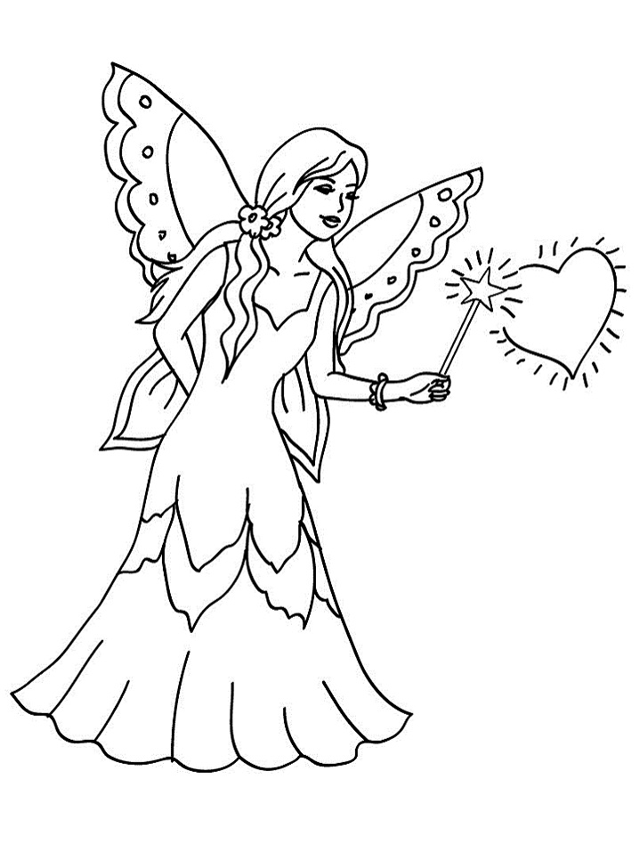 Magical Fairy Coloring Game Magical Fairy