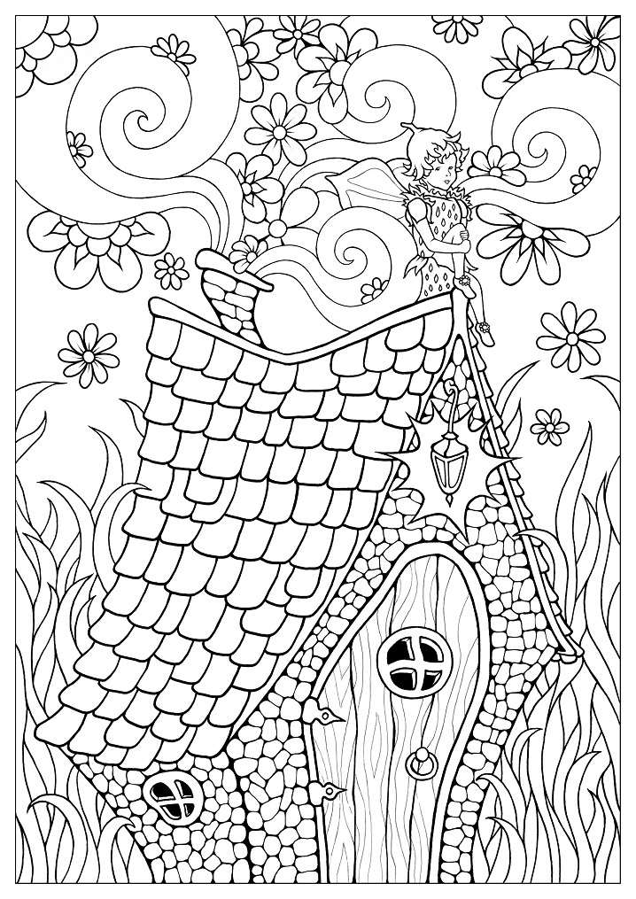 Fairy's House Coloring Game Fairy's House