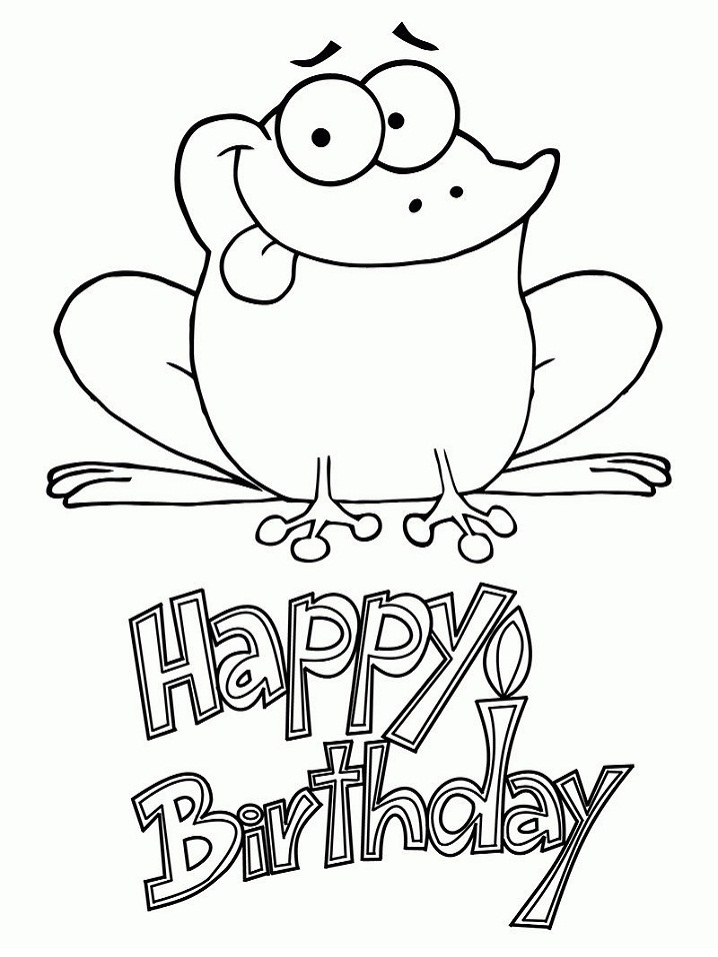 Birthday Frog